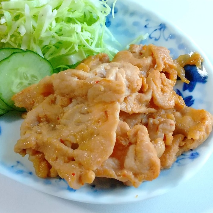 ご飯がススム!!豚のピリ辛みそ焼き